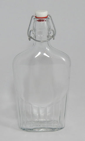 17 oz Flip-Top Glass Bottle