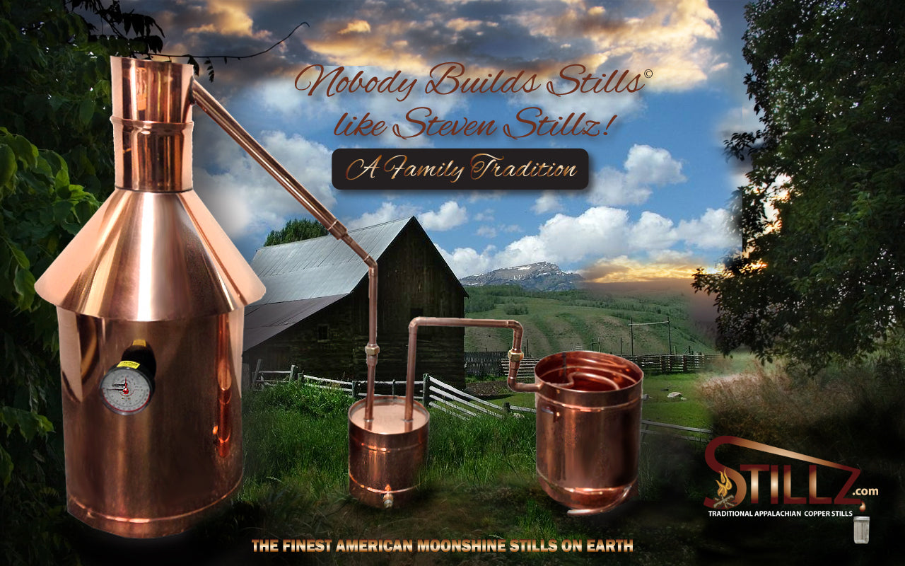 6 Gallon Ready-to-Run Copper Still with Thumper and Worm
