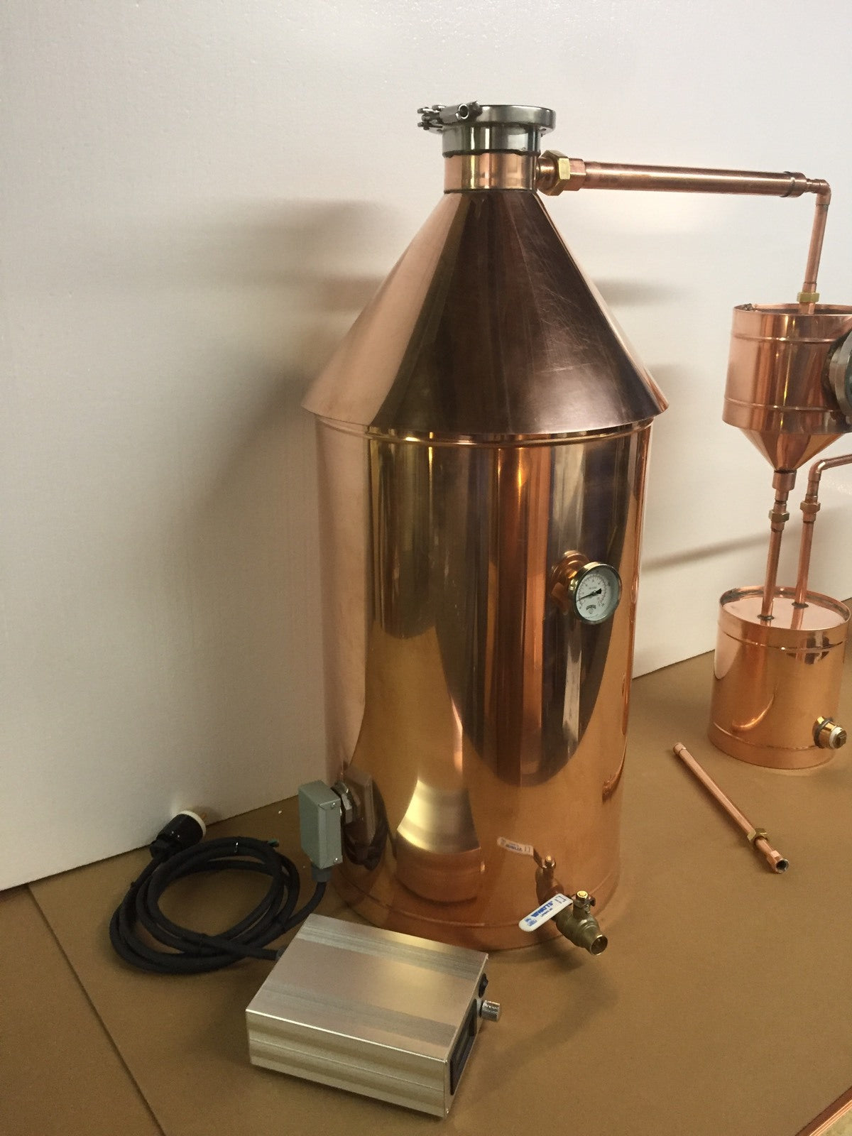 20 Gallon Copper Moonshine Still with Gin Basket