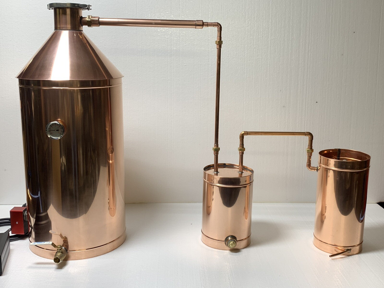20 Gallon Electric Copper Still with Proofing Parrot