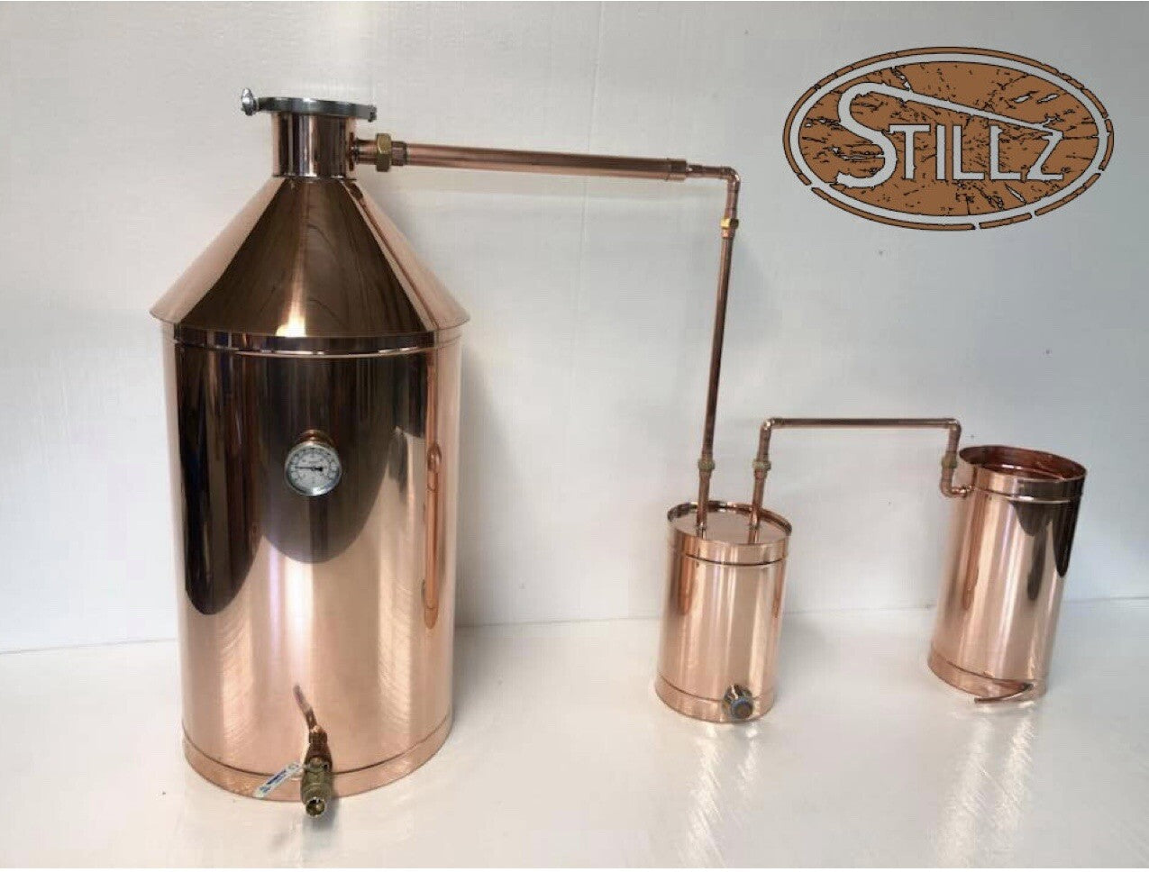 20 Gallon Heavy 22 Gauge Copper Still with 4" CapLogic